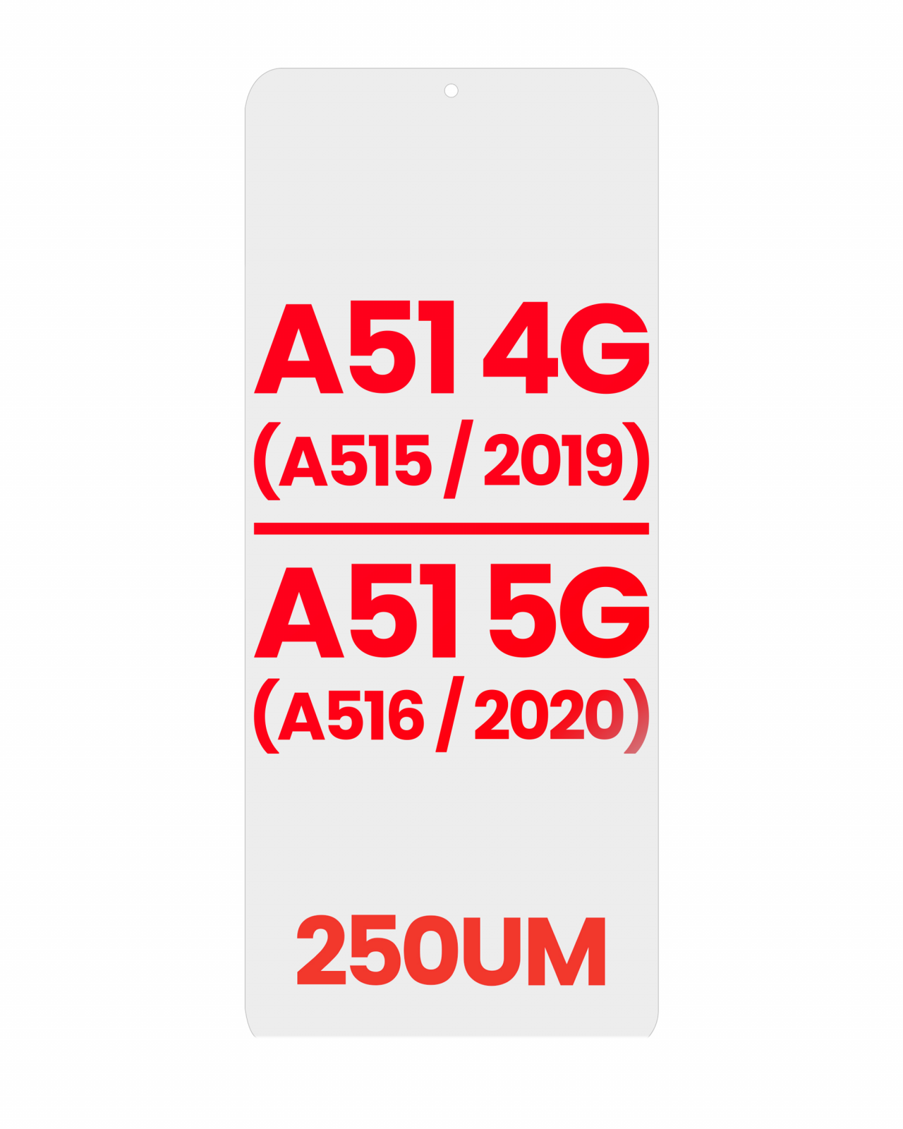 OCA For Samsung Galaxy A51 4G (A515 / 2019) / A51 5G (A516 / 2020) (10 Pack) (250um)