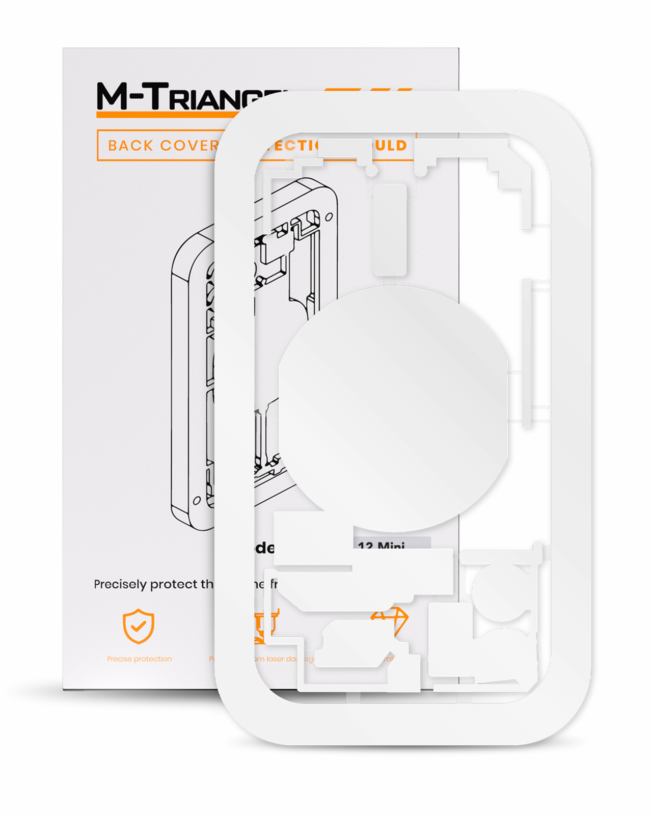 Laser Machine Protection Mold For iPhone 12 Mini (M-Triangel)