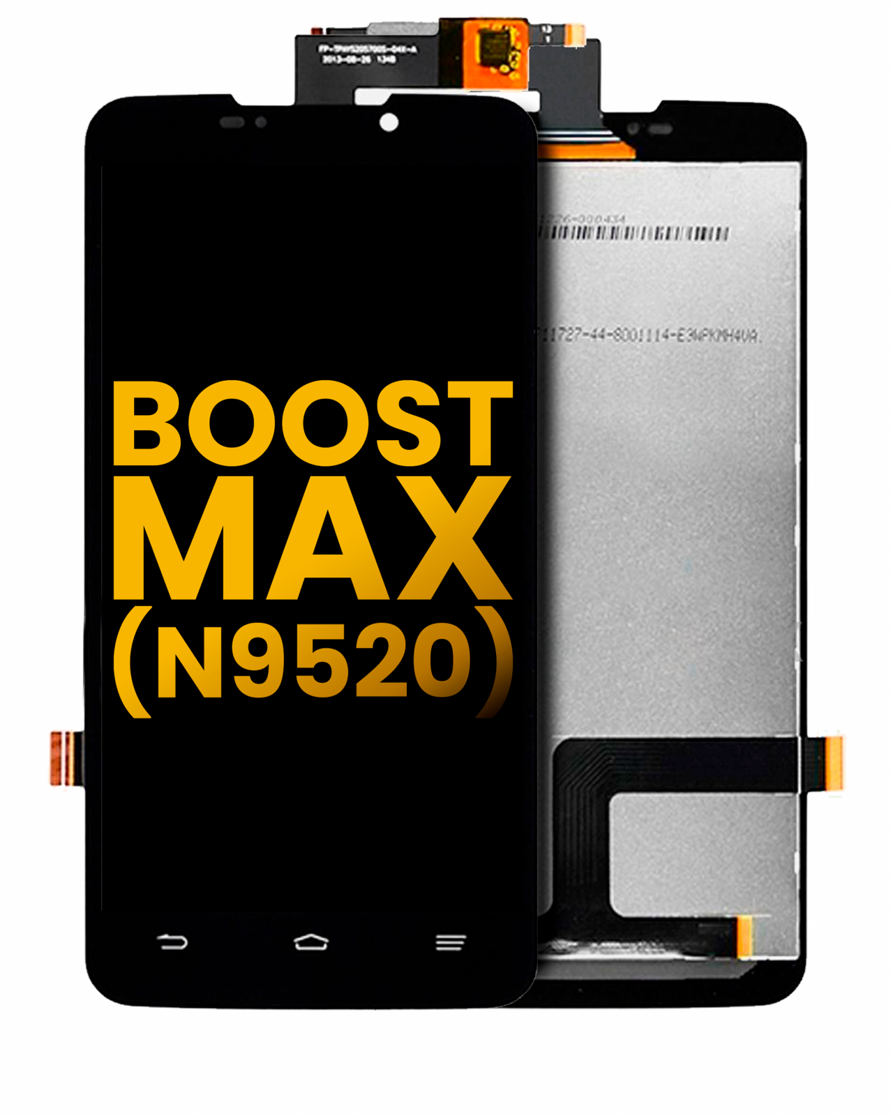 LCD Assembly Without Frame For ZTE Boost Max (N9520) (Refurbished) (All Colors)