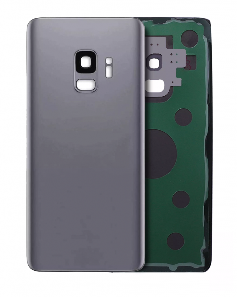 Back Cover Glass With Camera Lens For Samsung Galaxy S9 (Service Pack) (Midnight Black)