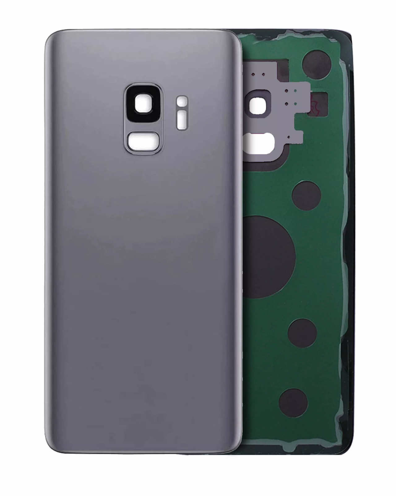 Back Cover Glass With Camera Lens For Samsung Galaxy S9 (Service Pack) (Midnight Black)