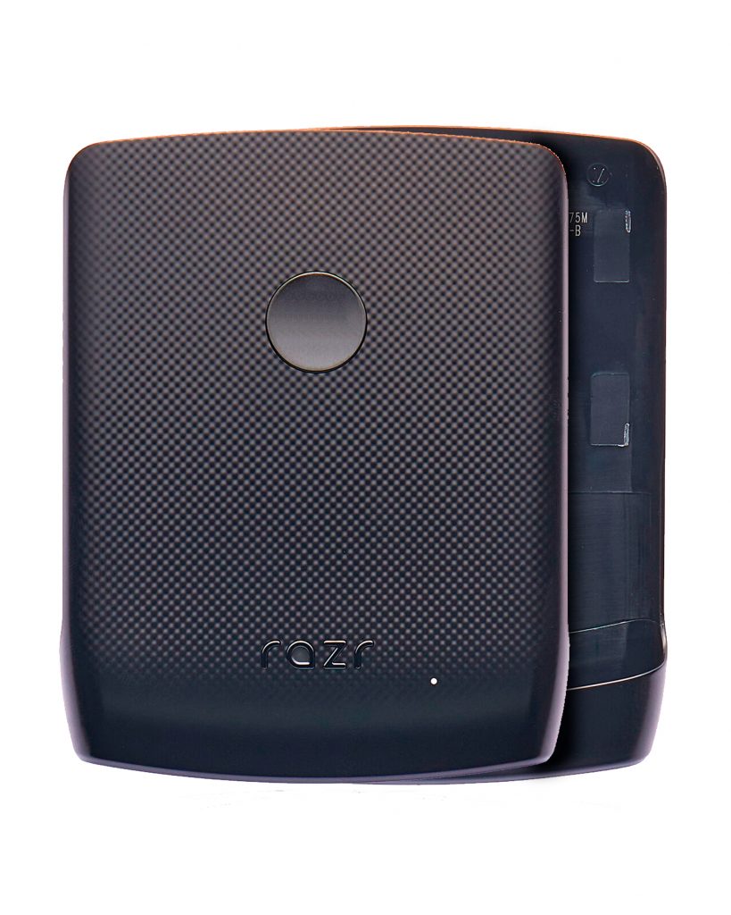Back Housing For Motorola Moto Razr (XT2000 / 2019) (Genuine OEM) (Noir Black)