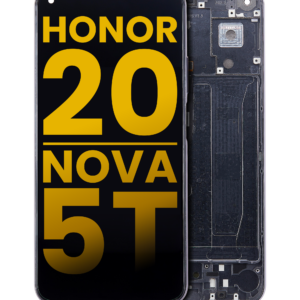 LCD Assembly With Frame For Huawei Honor 20 / Nova 5T (Refurbished) (Midnight Black)