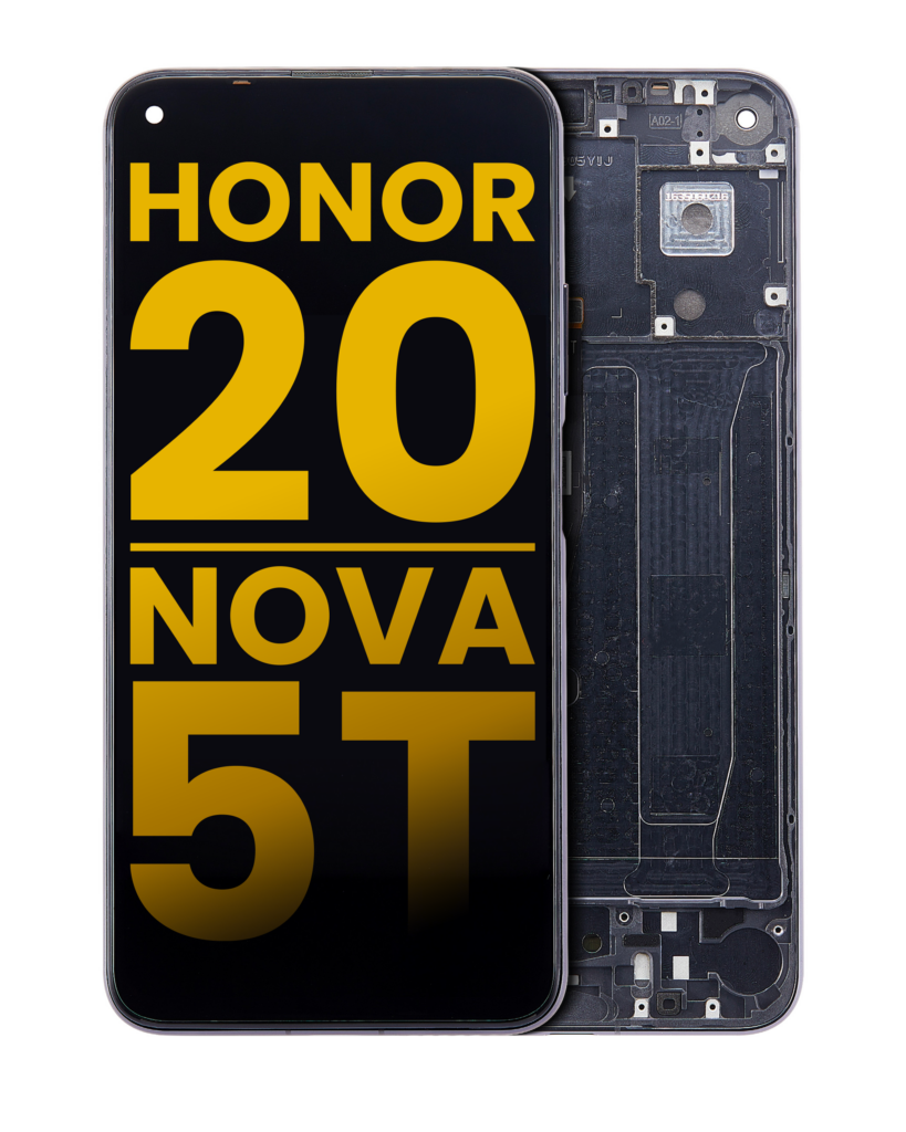 LCD Assembly With Frame For Huawei Honor 20 / Nova 5T (Refurbished) (Midnight Black)