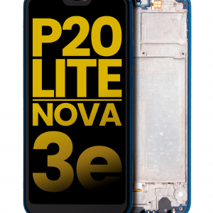 LCD Assembly With Frame For Huawei P20 Lite / Nova 3e (Refurbished) (Blue)