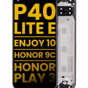 LCD Assembly With Frame For Huawei P40 lite E / Enjoy 10 / Honor 9C / Honor Play 3 (Refurbished) (Midnight Black)
