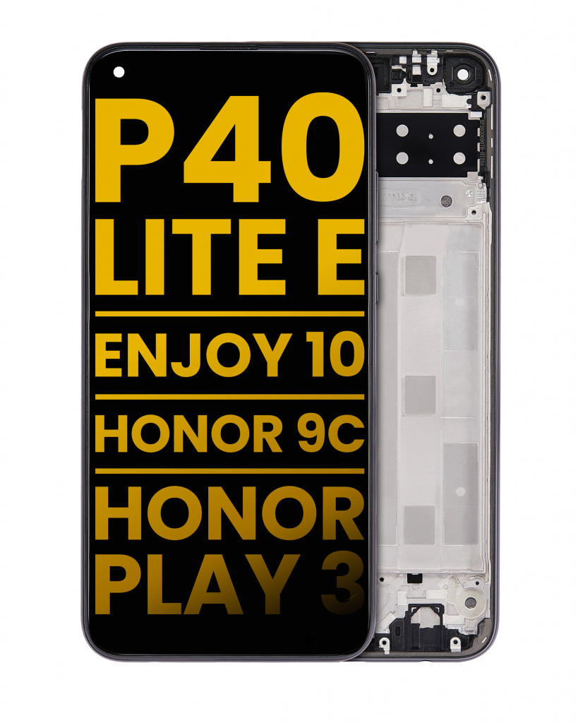 LCD Assembly With Frame For Huawei P40 lite E / Enjoy 10 / Honor 9C / Honor Play 3 (Refurbished) (Midnight Black)