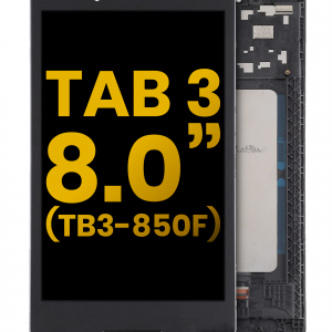 LCD Assembly With Frame For Lenovo Tab 3 (TB3-850) (HD) (Black Denim) (Refurbished)
