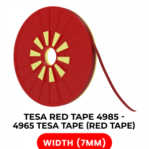 Double-Sided Polyester Red Tape (7MM X 25M) (Tesa Model # 4965)