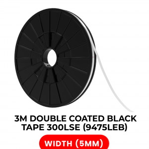 Double-Sided High Strength Polyester Tape 300LSE (5MM x 25M) (3M Model # 9475LEB)