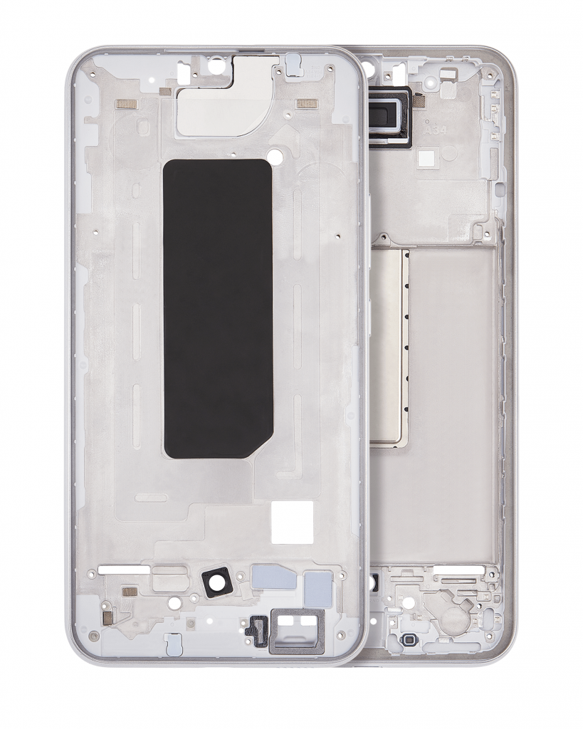 Mid-Frame Housing For Samsung Galaxy A34 (A346 / 2023) (Silver)