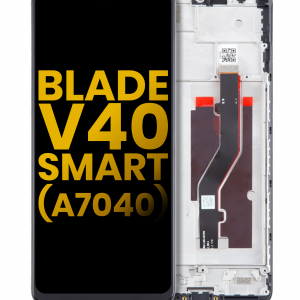 LCD Assembly With Frame For ZTE Blade V40 Smart (A7040) (Refurbished) (All Colors)