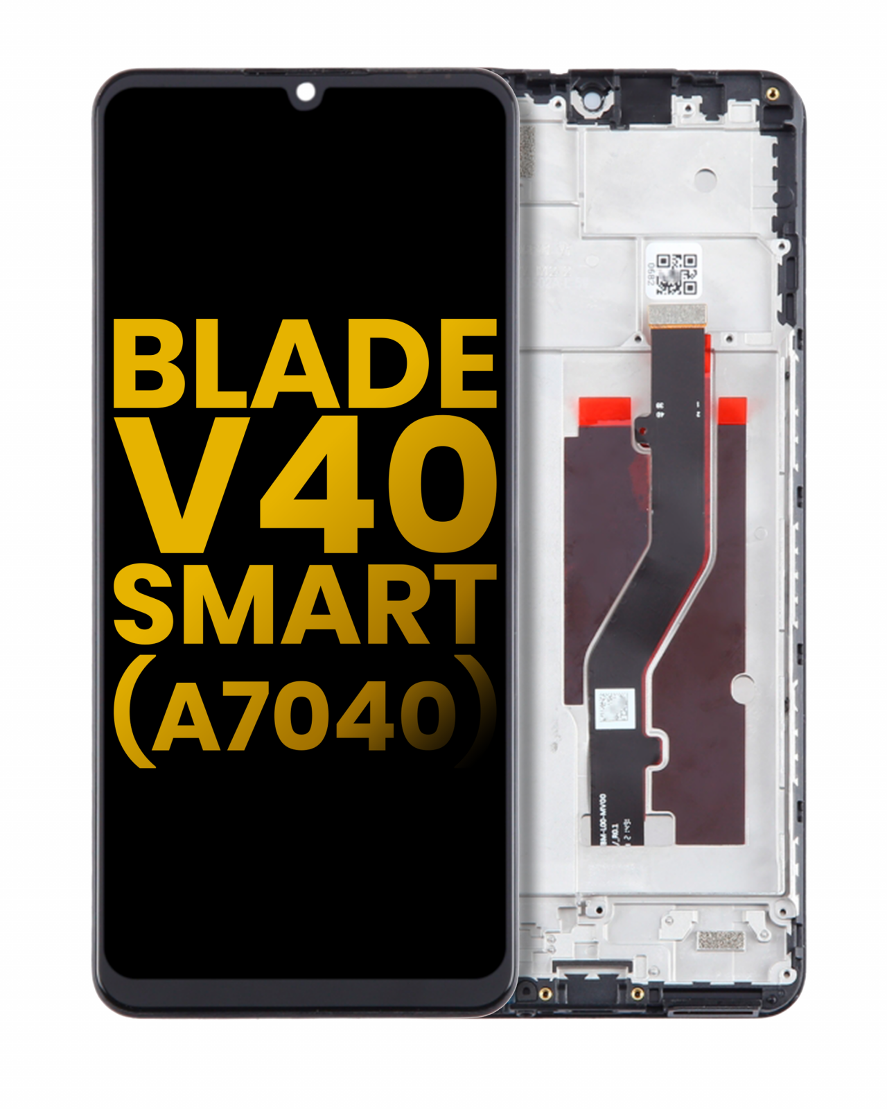 LCD Assembly With Frame For ZTE Blade V40 Smart (A7040) (Refurbished) (All Colors)