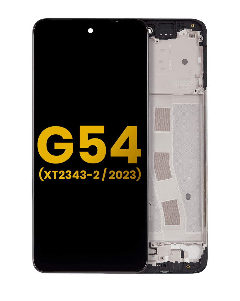 LCD Assembly With Frame For Moto G54 (XT2343 / 2023) (Refurbished) (All Colors)