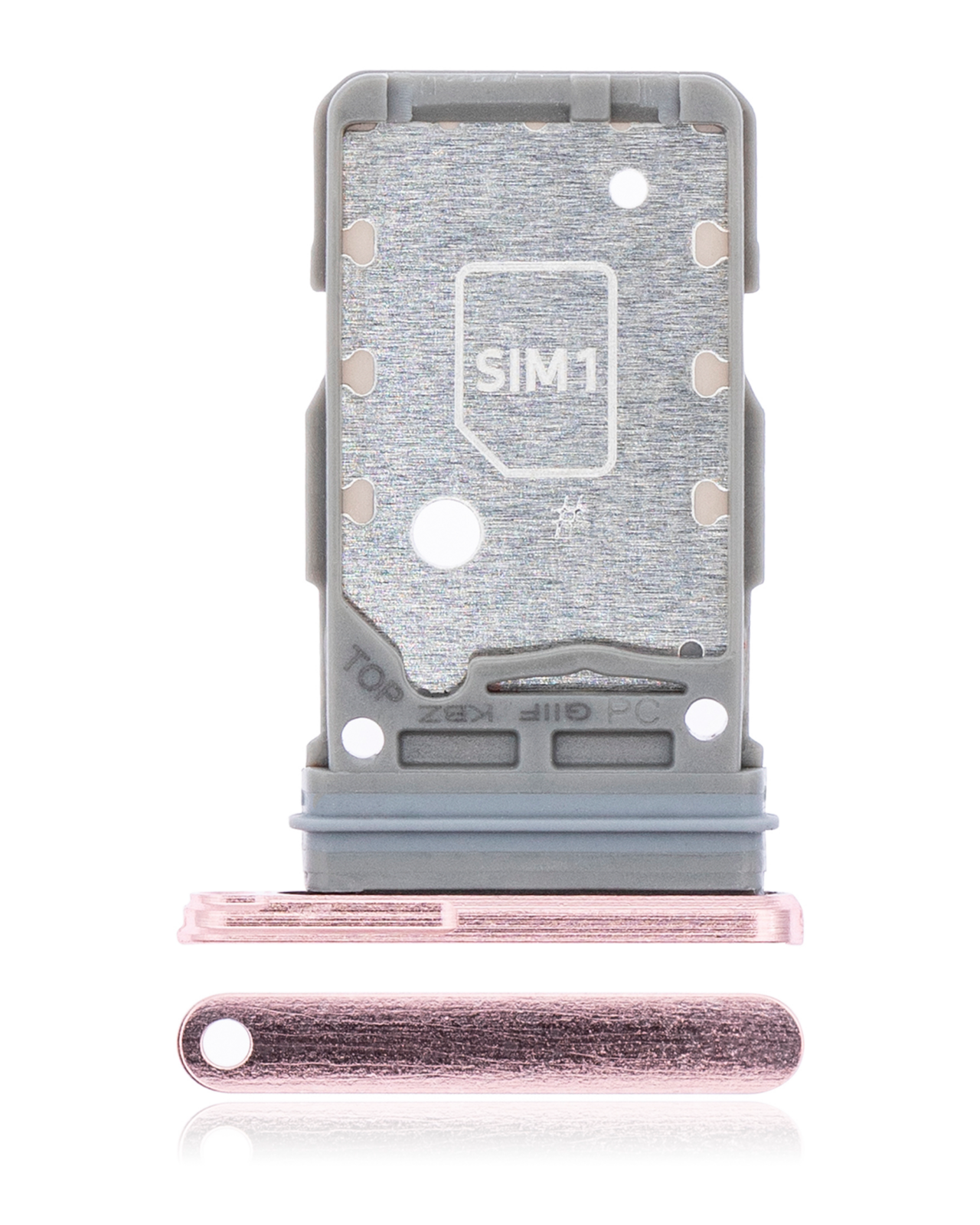 Dual Sim Card Tray For Samsung Galaxy S21 (Phantom Pink)