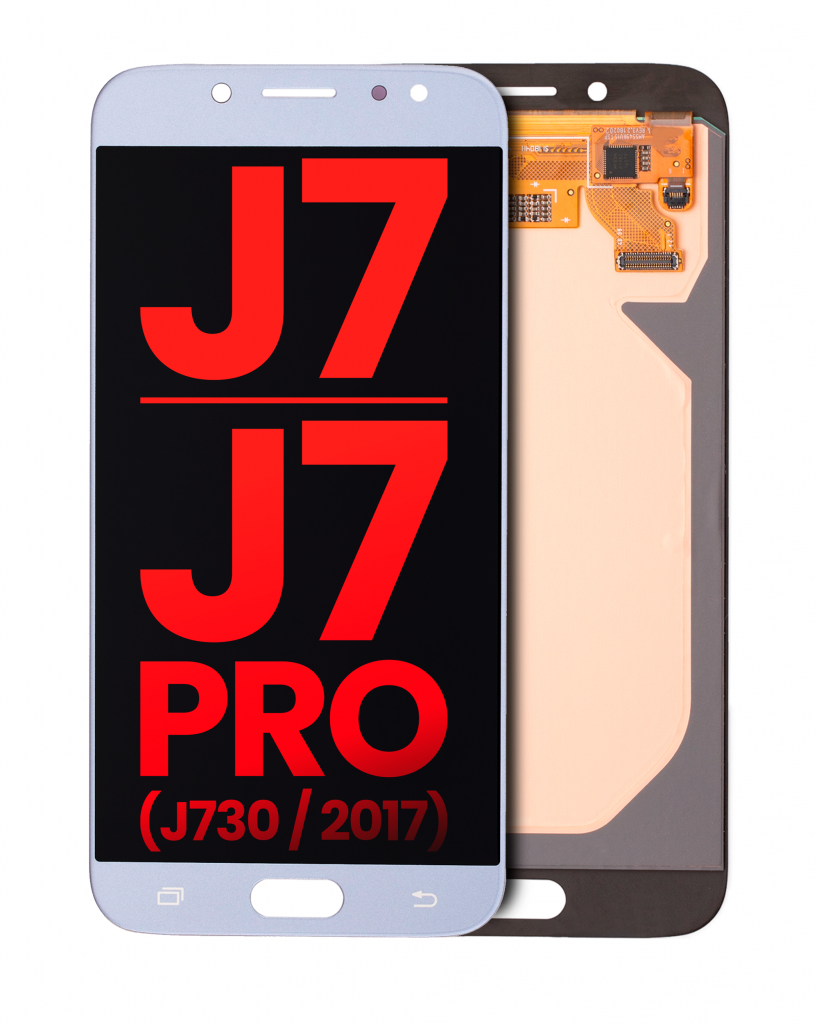 OLED Assembly Without Frame For Samsung Galaxy J7 / J7 Pro (J730 / 2017) (Aftermarket Plus) (Blue / Gray)