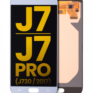 OLED Assembly Without Frame For Samsung Galaxy J7 / J7 Pro (J730 / 2017) (Refurbished) (Blue / Gray)