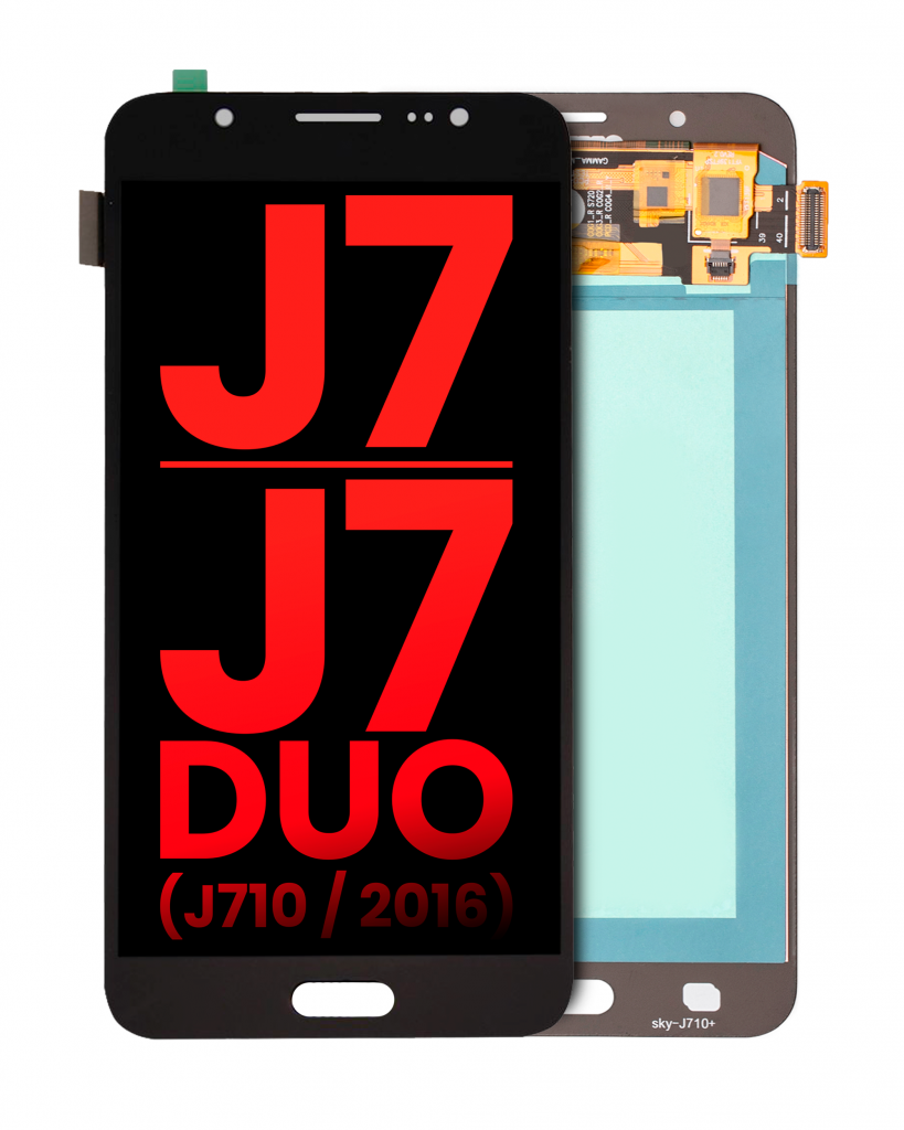OLED Assembly Without Frame For Samsung Galaxy J7 / J7 Duo (J710 / 2016) (Aftermarket Plus) (Black)