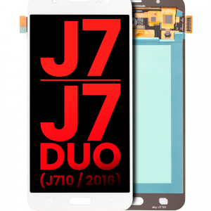 OLED Assembly Without Frame For Samsung Galaxy J7 / J7 Duo (J710 / 2016) (Aftermarket Plus) (White)