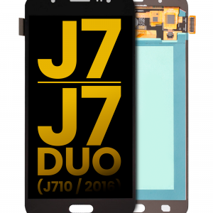 OLED Assembly Without Frame For Samsung Galaxy J7 / J7 Duo (J710 / 2016) (Refurbished) (Black)