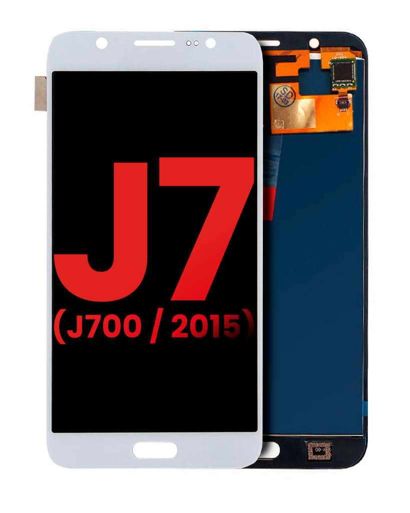 OLED Assembly Without Frame For Samsung Galaxy J7 (J700 / 2015) (Aftermarket Plus) (White)