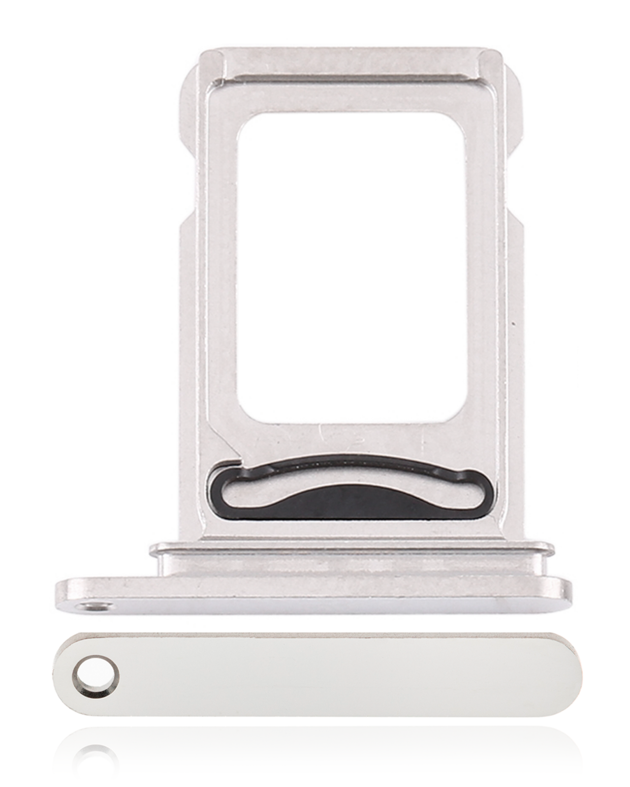 Dual Sim Card Tray For iPhone 12 Pro / 12 Pro Max (Silver)