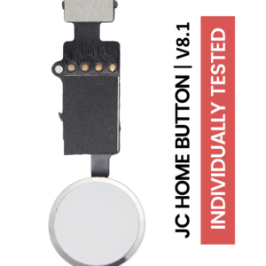 Home Button Solution For iPhone 7 / 7 Plus / 8 / 8 Plus / SE (2020) / SE (2022) (Silver) (Version 8.1 / JCID / Individually Tested For Functionality)