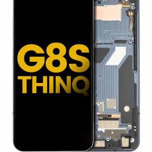 OLED Assembly With Frame For LG G8S ThinQ (Refurbished) (Mirror Black)
