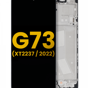 LCD Assembly With Frame For Motorola Moto G73 (XT2237 / 2022) (Refurbished) (All Colors)