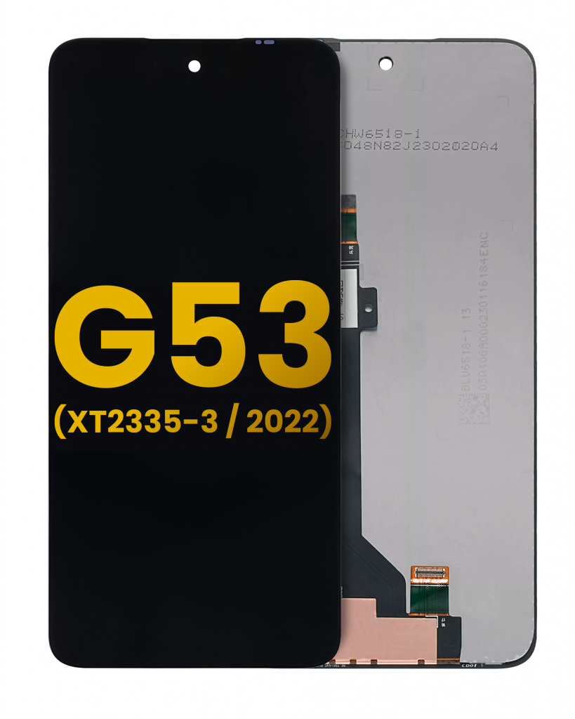 LCD Assembly Without Frame For Motorola Moto G53 (XT2335 / 2022) (Refurbished) (All Colors)
