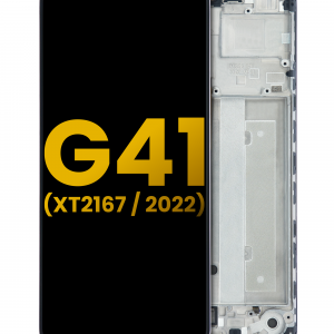 OLED Assembly With Frame For Motorola Moto G41 (XT2167 / 2022) (Refurbished) (All Colors)