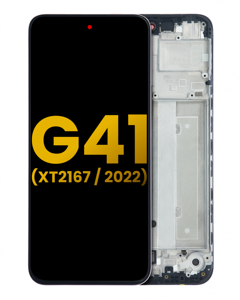 OLED Assembly With Frame For Motorola Moto G41 (XT2167 / 2022) (Refurbished) (All Colors)
