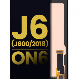 OLED Assembly Without Frame For Samsung Galaxy J6 / On6 (J600 / 2018) (Refurbished) (Black)