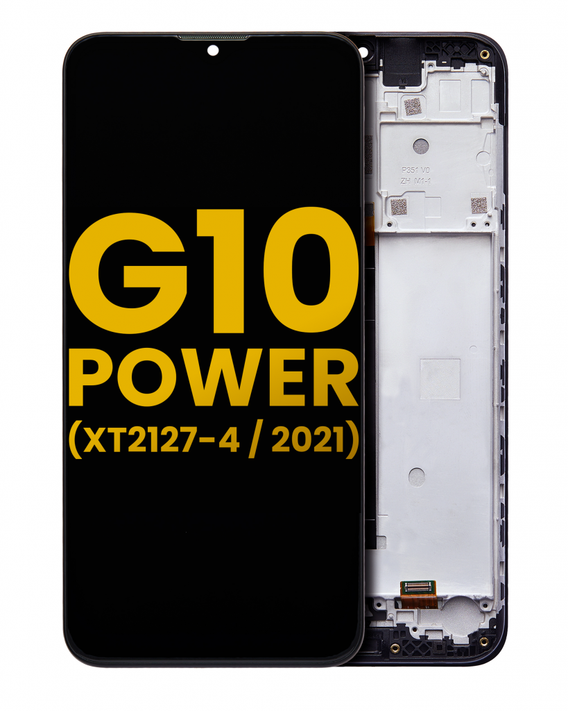 LCD Assembly With Frame For Motorola Moto G10 Power (XT2127-4 / 2021) (Refurbished) (All Colors)