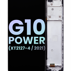 LCD Assembly With Frame For Motorola Moto G10 Power (XT2127-4 / 2021) (Genuine OEM) (All Color)