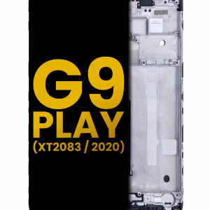 LCD Assembly With Frame For Motorola Moto G9 Play (XT2083 / 2020) (Refurbished) (All Colors)