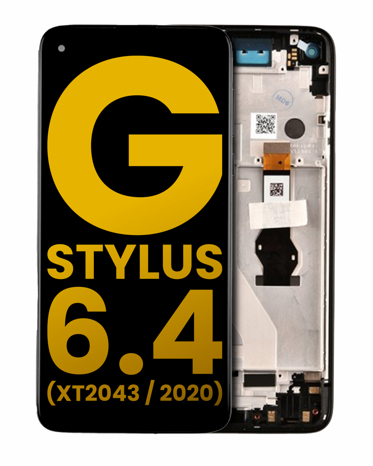 LCD Assembly With Frame For Motorola Moto G Stylus 6.4" (XT2043 / 2020) (Refurbished) (Mystic Indigo)