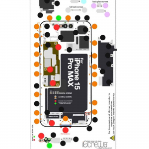 iScrews Position Mat For iPhone 15 Pro Max (dottorpod)