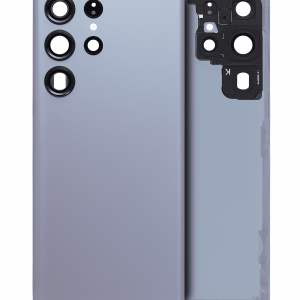 Back Cover Glass With Camera Lens For Samsung Galaxy S23 Ultra 5G (No Logo) (Aftermarket Plus) (Graphite)