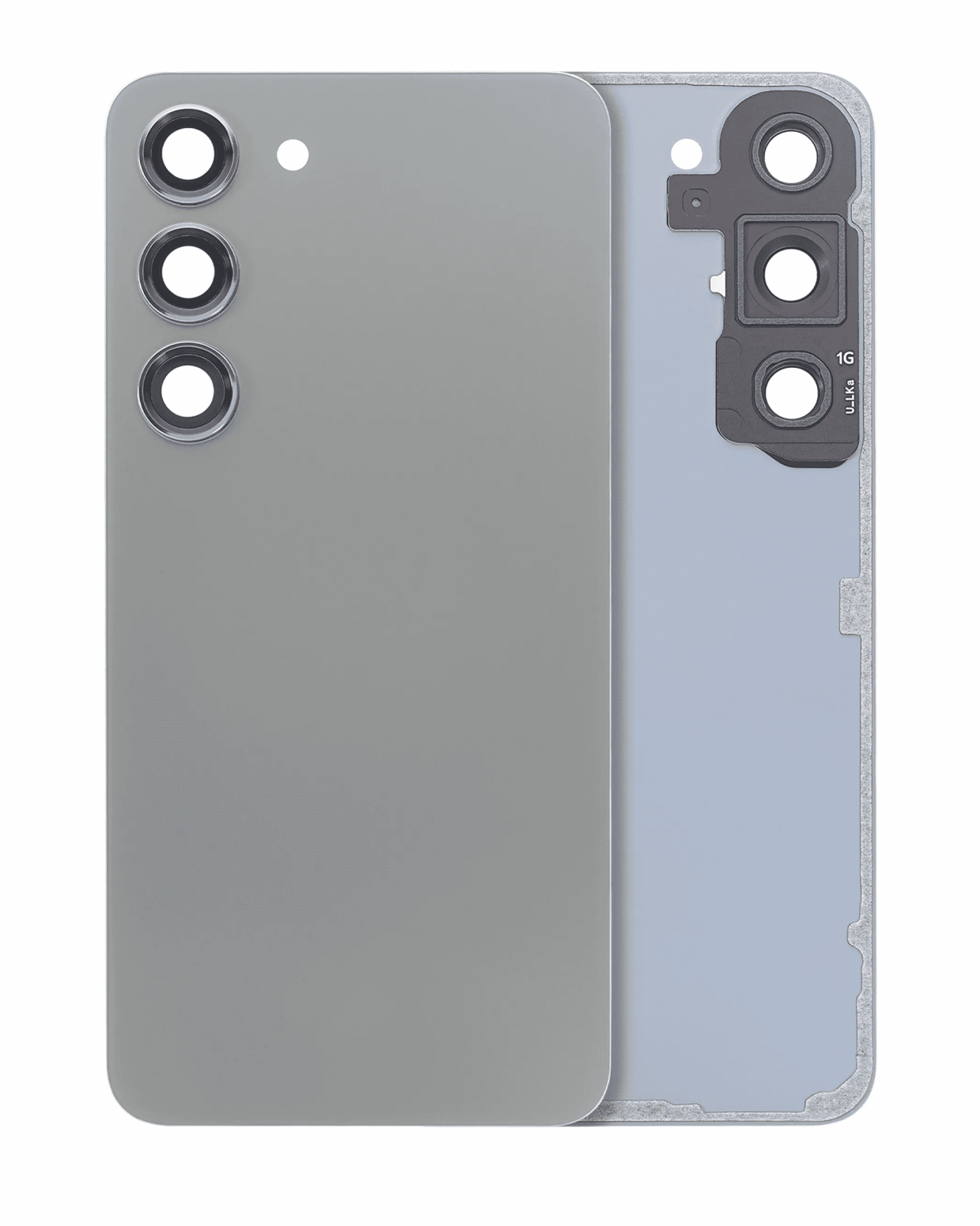 Back Cover Glass With Camera Lens For Samsung Galaxy S23 5G (No Logo) (Aftermarket Plus) (Green)