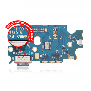Charging Port Board With Sim Card Reader For Samsung Galaxy S22 Plus 5G (S906B/N) (International Version) (Premium)