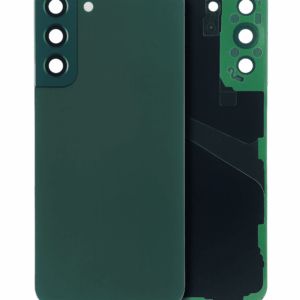 Back Cover Glass With Camera Lens For Samsung Galaxy S22 Plus 5G (No Logo) (Aftermarket Plus) (Green)