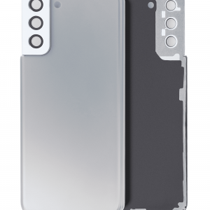 Back Cover Glass With Camera Lens For Samsung Galaxy S21 Plus (Service Pack) (Phantom Silver)