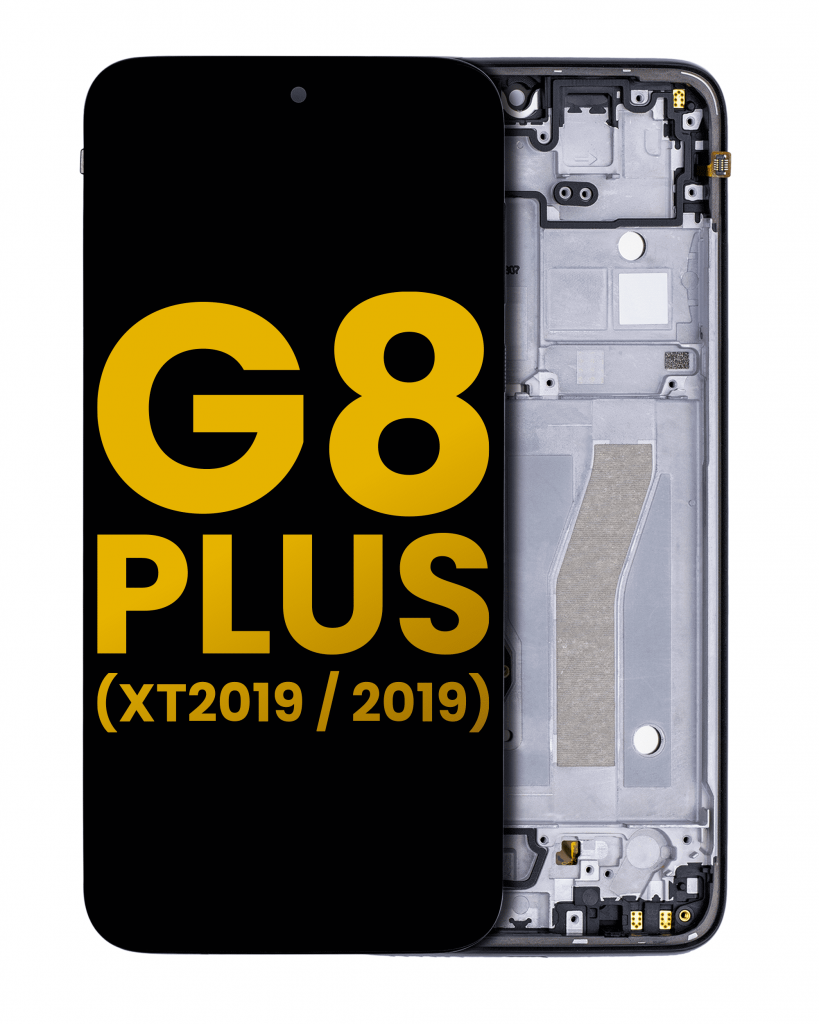 LCD Assembly With Frame For Motorola Moto G8 Plus (XT2019 / 2019) (Refurbished) (All Colors)
