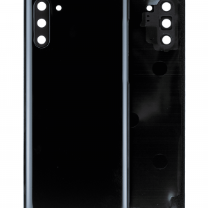 Back Cover Glass With Camera Lens For Samsung Galaxy Note 10 (Service Pack) (Aura Black)