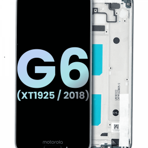 LCD Assembly With Frame For Motorola Moto G6 (XT1925 / 2018) (Genuine OEM) (Deep Indigo)