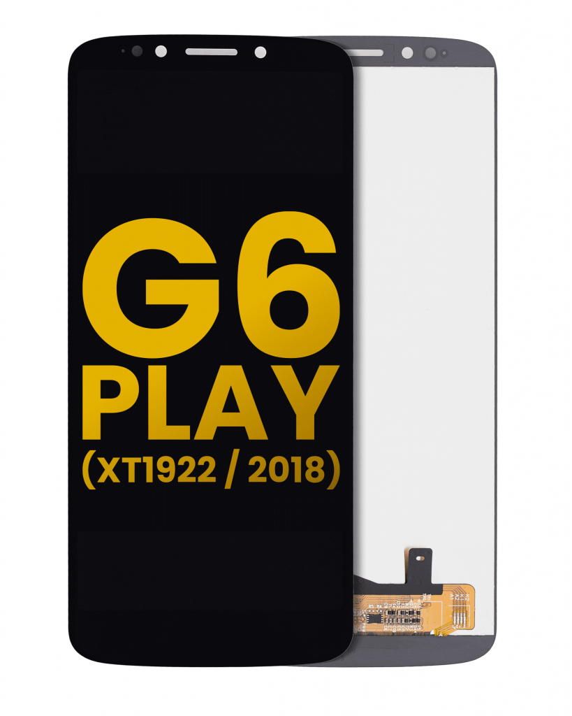 LCD Assembly Without Frame For Motorola Moto G6 Play (XT1922 / 2018) (International Version) (Refurbished) (Black)