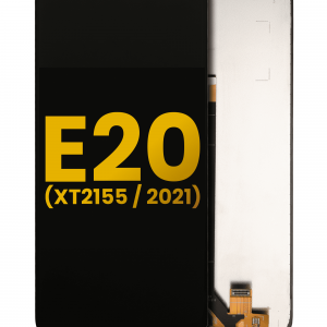 LCD Assembly Without Frame For Motorola Moto E20 (XT2155 / 2021) (Refurbished) (Black)