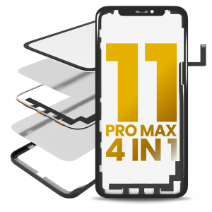 4 in 1 Long Flex (Digitizer Touch With Glass + OCA + Frame Pre-installed) For iPhone 11 Pro Max (OCA Master)