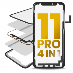 4 in 1 Long Flex (Digitizer Touch With Glass + OCA + Frame Pre-installed) For iPhone 11 Pro (OCA Master)